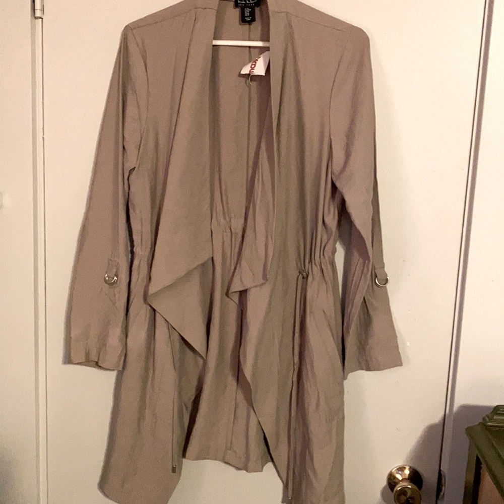Nicole Miller tan jacket